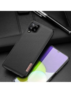 Dux Ducis Fino fodral täckt med nylonmaterial för Samsung Galaxy A22 4G svart