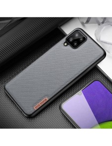 Dux Ducis Fino fodral täckt med nylonmaterial för Samsung Galaxy A22 4G svart