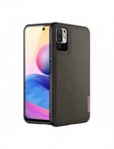 Dux Ducis Fino fodral täckt med nylonmaterial för Xiaomi Redmi Note 10 5G / POCO M3 PRO grön