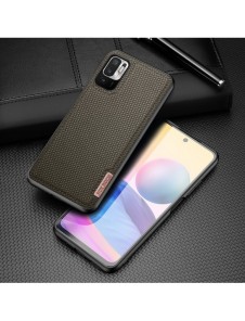 Dux Ducis Fino fodral täckt med nylonmaterial för Xiaomi Redmi Note 10 5G / POCO M3 PRO grön