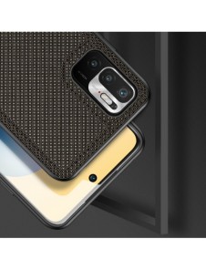 Dux Ducis Fino fodral täckt med nylonmaterial för Xiaomi Redmi Note 10 5G / POCO M3 PRO grön