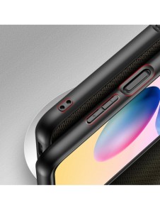 Dux Ducis Fino fodral täckt med nylonmaterial för Xiaomi Redmi Note 10 5G / POCO M3 PRO grön