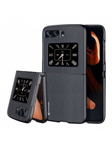 Dux Ducis Fino fodral till Motorola Razr 2022 skal med silikonram svart
