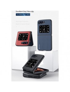 Dux Ducis Fino fodral till Motorola Razr 2022 skal med silikonram svart