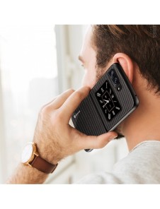 Dux Ducis Fino fodral till Motorola Razr 2022 skal med silikonram svart