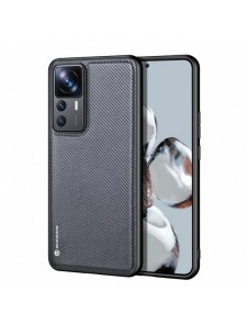 Dux Ducis Fino fodral för Xiaomi 12T Pro / Xiaomi 12T skal med silikonram grå