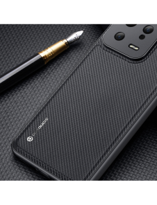 Dux Ducis Fino fodral för Xiaomi 12T Pro / Xiaomi 12T skal med silikonram grå