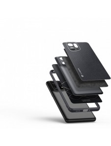 Dux Ducis Fino fodral är täckt med nylonmaterial Oppo Find X5 svart