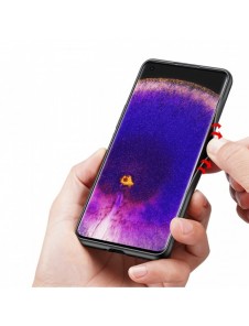 Dux Ducis Fino fodral är täckt med nylonmaterial Oppo Find X5 svart