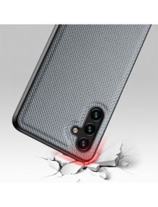 Dux Ducis Fino fodral är tillverkat av nylonmaterial för Samsung Galaxy A13 5G blå