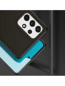 Dux Ducis Fino fodral är tillverkat av nylonmaterial för Samsung Galaxy A73 grön