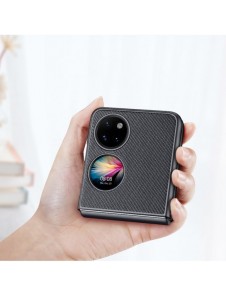 Dux Ducis Fino fodral är tillverkat av nylonmaterial Huawei P50 Pocket svart
