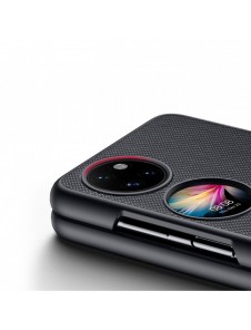 Dux Ducis Fino fodral är tillverkat av nylonmaterial Huawei P50 Pocket svart