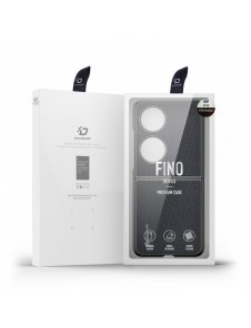 Dux Ducis Fino fodral är tillverkat av nylonmaterial Huawei P50 Pocket svart