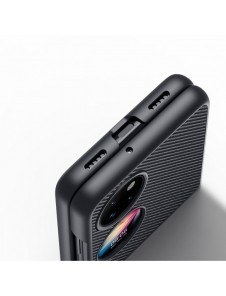 Dux Ducis Fino fodral är tillverkat av nylonmaterial Huawei P50 Pocket svart