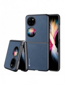 Dux Ducis Fino fodral är tillverkat av nylonmaterial Huawei P50 Pocket blå