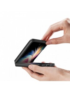 Dux Ducis Fino fodral är tillverkat av nylonmaterial Huawei P50 Pocket blå