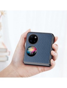 Dux Ducis Fino fodral är tillverkat av nylonmaterial Huawei P50 Pocket blå