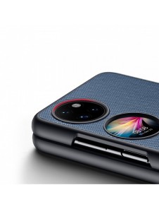 Dux Ducis Fino fodral är tillverkat av nylonmaterial Huawei P50 Pocket blå