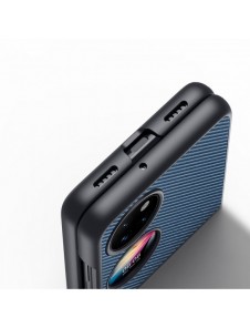 Dux Ducis Fino fodral är tillverkat av nylonmaterial Huawei P50 Pocket blå