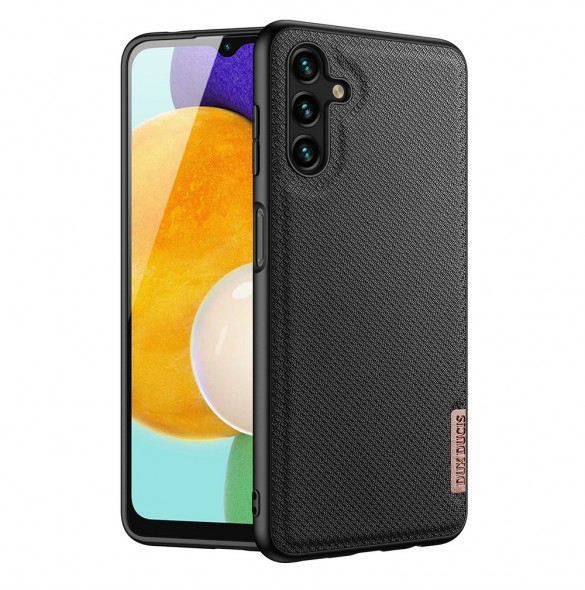 Dux Ducis Fino fodral är nylonklädd Samsung Galaxy A13 5G svart