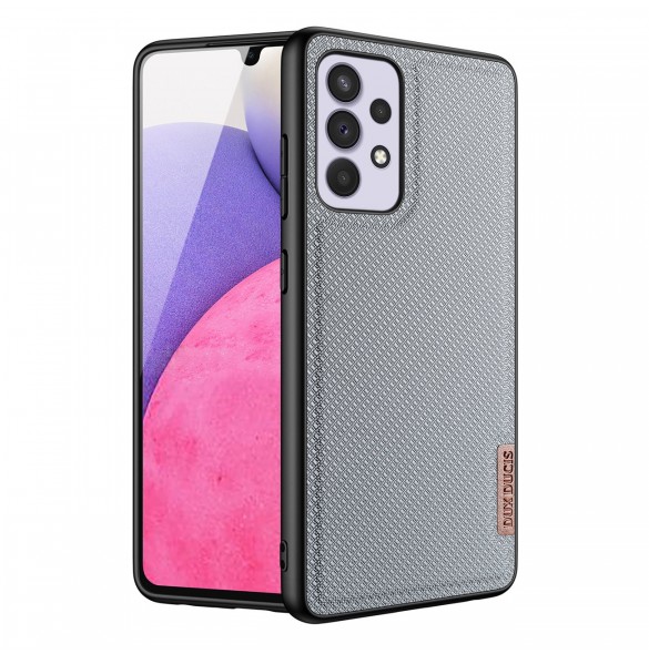 Dux Ducis Fino fodral är nylonklädd Samsung Galaxy A33 5G blå
