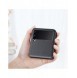Dux Ducis Fino fodral är nylonklädd Samsung Galaxy Z Flip 3 svart