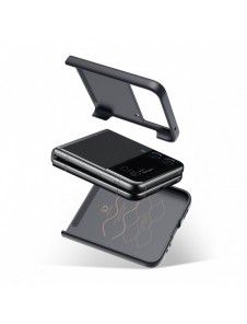 Dux Ducis Fino fodral är nylonklädd Samsung Galaxy Z Flip 3 svart