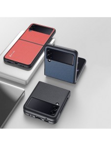 Dux Ducis Fino fodral är nylonklädd Samsung Galaxy Z Flip 3 svart