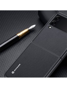 Dux Ducis Fino fodral är nylonklädd Samsung Galaxy Z Flip 3 svart