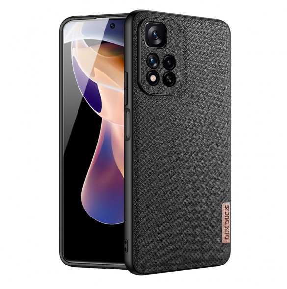Dux Ducis Fino fodral nylonklädd skal Xiaomi Redmi Note 11 Pro+ 5G (Kina) / 11 Pro 5G (Kina) / Mi11i HyperCharge / Poco X4 NF