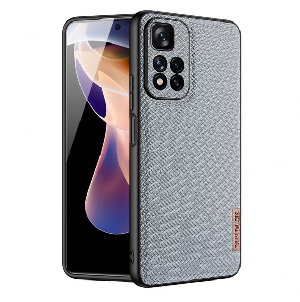 Dux Ducis Fino fodral nylonklädd skal Xiaomi Redmi Note 11 Pro+ 5G (Kina) / 11 Pro 5G (Kina) / Mi11i HyperCharge / Poco X4 NF