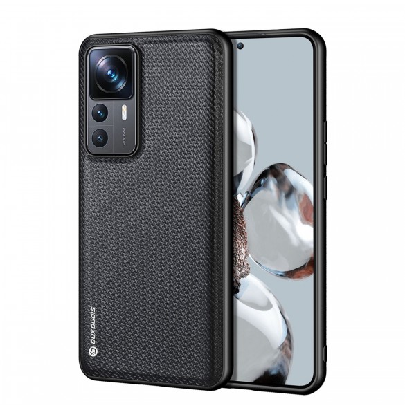 Dux Ducis Fino fodral Xiaomi 12T Pro / Xiaomi 12T skal med silikonram svart