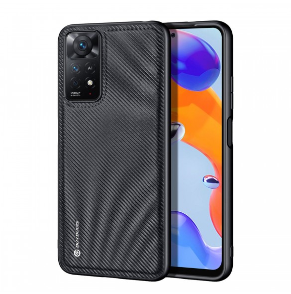 Dux Ducis Fino nylonfodral till Xiaomi Redmi Note 11 Pro 5G / 11 Pro svart