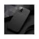 Dux Ducis Grit Läderfodral för iPhone 14 Plus Elegant konstläderfodral (MagSafe-kompatibelt) Svart
