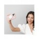 Dux Ducis Grit läderfodral för iPhone 14 Pro Elegant konstläderfodral (MagSafe-kompatibelt) Rosa
