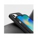 Dux Ducis Grit Läderfodral för iPhone 14 Pro Max Elegant konstläderfodral (MagSafe-kompatibelt) Svart