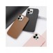 Dux Ducis Grit Läderfodral för iPhone 14 Pro Max Elegant konstläderfodral (MagSafe-kompatibel) Brun