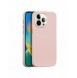 Dux Ducis Grit Läderfodral för iPhone 14 Pro Max Elegant fodral i konstläder (MagSafe-kompatibelt) Rosa