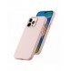 Dux Ducis Grit Läderfodral för iPhone 14 Pro Max Elegant fodral i konstläder (MagSafe-kompatibelt) Rosa