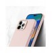 Dux Ducis Grit Läderfodral för iPhone 14 Pro Max Elegant fodral i konstläder (MagSafe-kompatibelt) Rosa