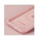 Dux Ducis Grit Läderfodral för iPhone 14 Pro Max Elegant fodral i konstläder (MagSafe-kompatibelt) Rosa