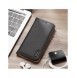 Dux Ducis Hivo Läder Flip Cover Plånbok i äkta läder för kort och dokument iPhone 14 Plus Svart