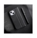 Dux Ducis Hivo Läder Flip Cover Plånbok i äkta läder för kort och dokument iPhone 14 Plus Brun