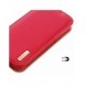 Dux Ducis Hivo Läder Flip Cover Plånbok i äkta läder för kort och dokument iPhone 14 Plus Röd