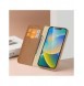 Dux Ducis Hivo Läder Flip Cover Plånbok i äkta läder för kort och dokument iPhone 14 Plus Röd