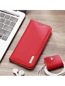 Dux Ducis Hivo Läder Flip Cover Plånbok i äkta läder för kort och dokument iPhone 14 Pro Black