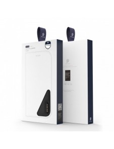 Dux Ducis Hivo Läder Flip Cover Plånbok i äkta läder för kort och dokument iPhone 14 Pro Max Svart
