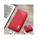 Dux Ducis Hivo Läder Flip Cover Plånbok i äkta läder för kort och dokument iPhone 14 Pro Red