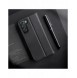 Dux Ducis Hivo Läder Flip Cover Plånbok i äkta läder för kort och dokument Samsung Galaxy S22 + (S22 Plus) Svart